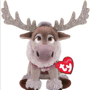 Sven Frozen Sparkle Ty Plush NWT